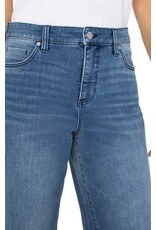Liverpool Los Angeles Liverpool Stride High Rise Crop Wide with Cut Hem