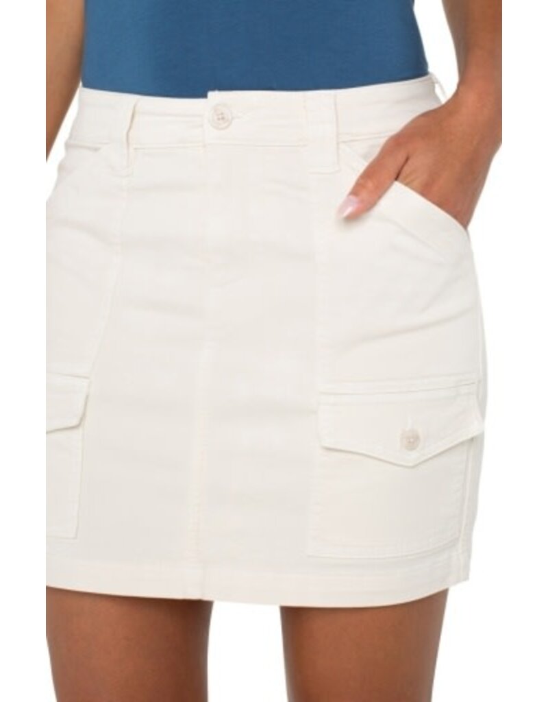 Liverpool Los Angeles Liverpool Cargo Skort 15.5" Bone