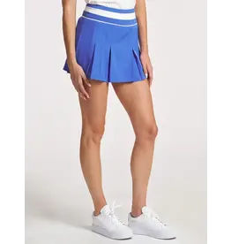 Thrive Societe Thrive Societe Varsity Inset Pleated Skort Lapis