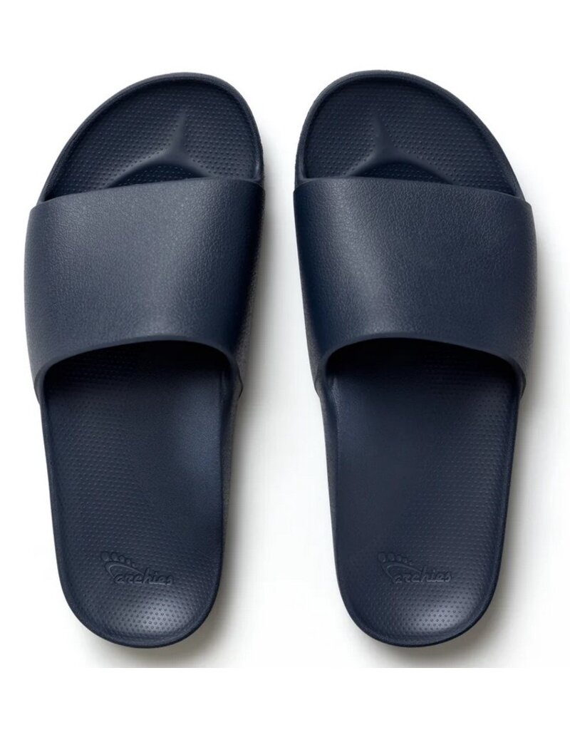 Archies Archies Arch Support Slides Navy