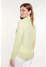 GGblue GGblue Georgia Long Sleeve Mock Royale Geo