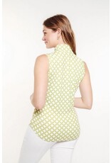 GGblue GGblue Tess Sleeveless Polo Royale Geo