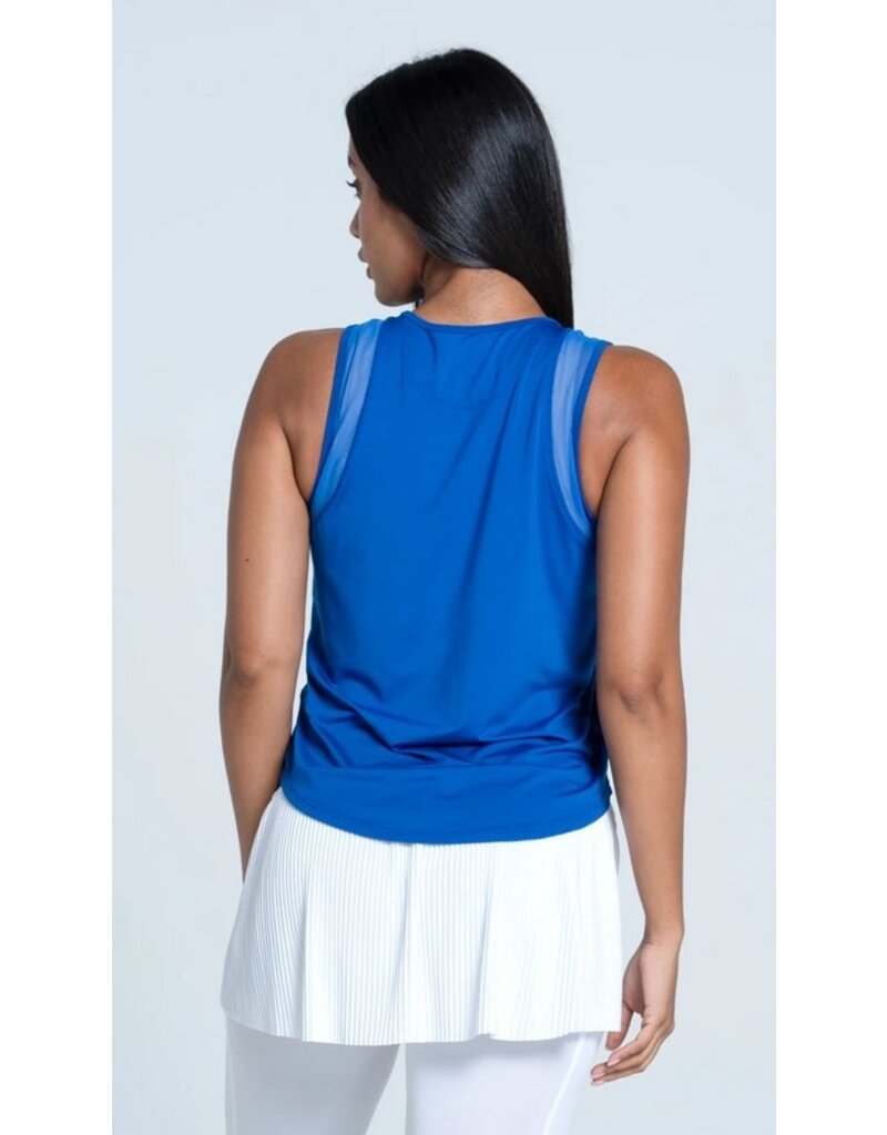 Lucky In Love Lucky In Love Chill Out Tank  Electric Blue