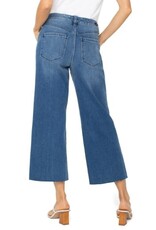 Liverpool Los Angeles Liverpool Stride High Rise Crop Wide with Cut Hem
