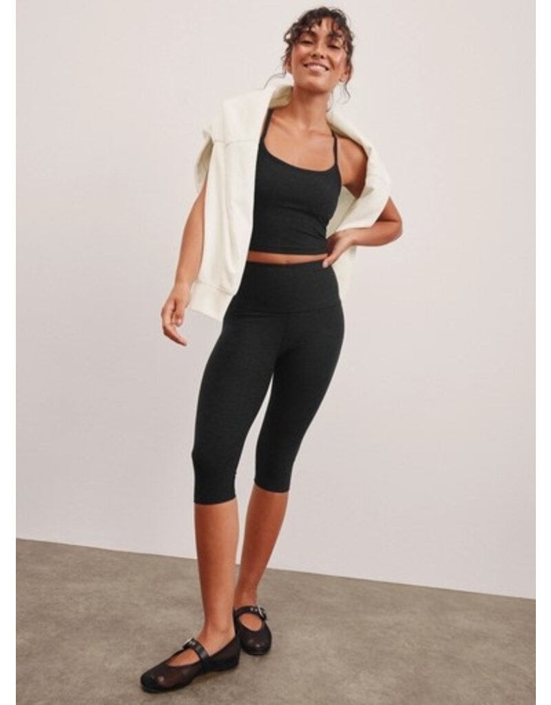 Beyond Yoga Beyond Yoga Spacedye High Waisted Pedal Pusher Legging Darkest Night