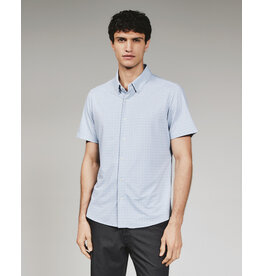 7 Diamonds 7 Diamonds Riley Short Sleeve Shirt Dusty Blue
