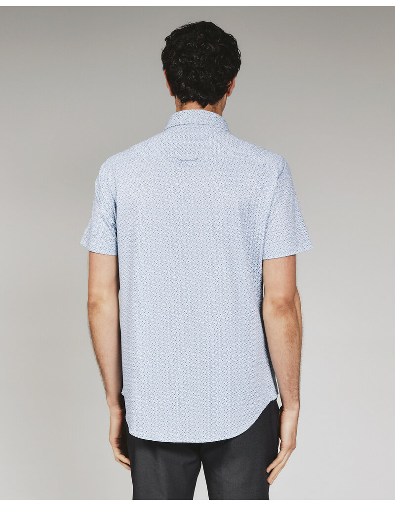 7 Diamonds 7 Diamonds Riley Short Sleeve Shirt Dusty Blue