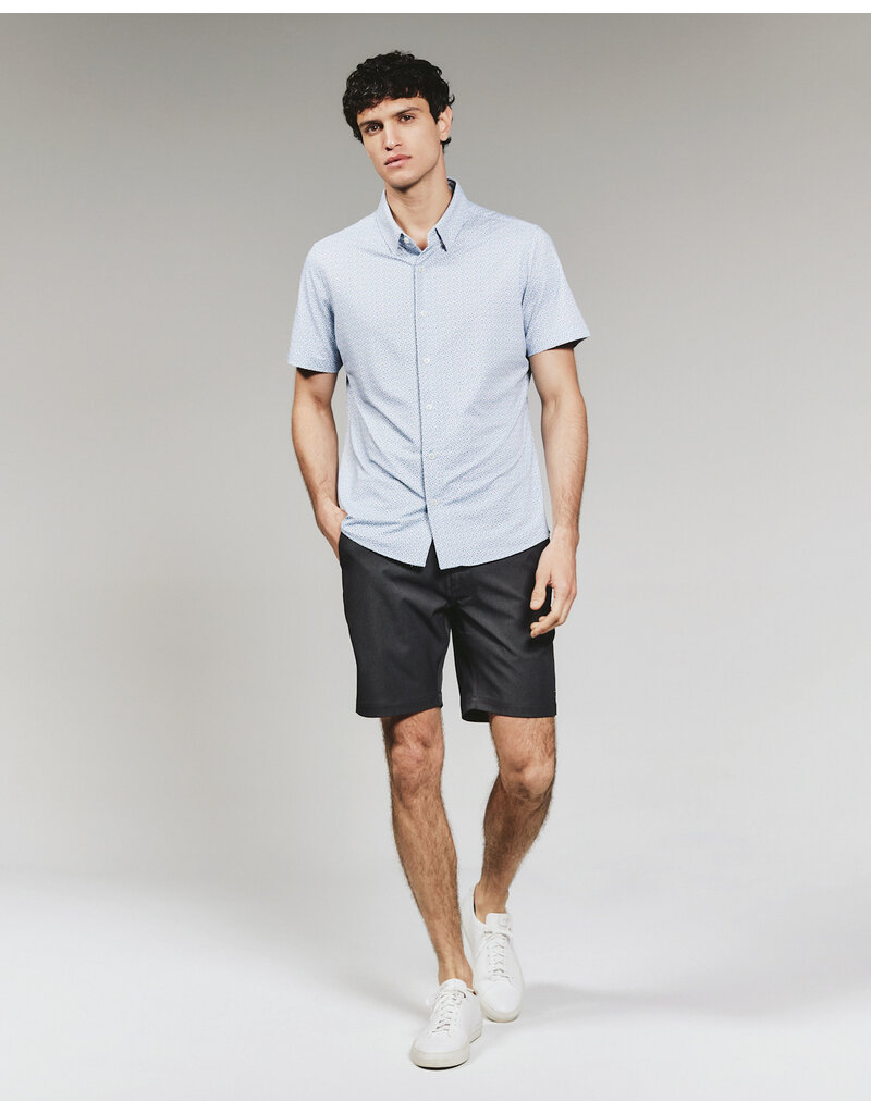 7 Diamonds 7 Diamonds Riley Short Sleeve Shirt Dusty Blue