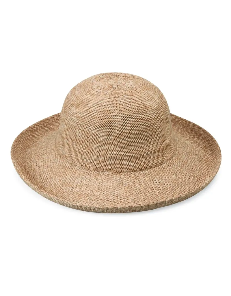 Wallaroo Hat Company Wallaroo Victoria UPF 50 Mixed Camel