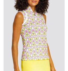 Tail Tail Vane Sleeveless Funnel Neck Top Energy