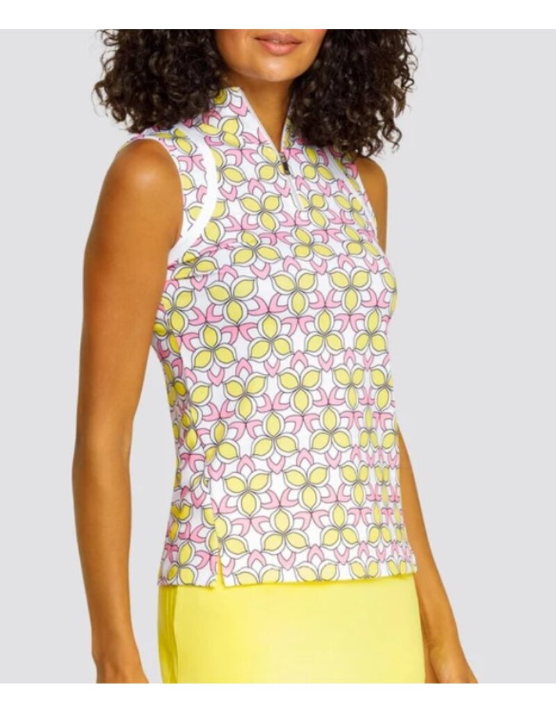 Tail Tail Vane Sleeveless Funnel Neck Top Energy