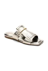 Liverpool Los Angeles Liverpool Dana Point Kiltie Flat Sandal Light Gold
