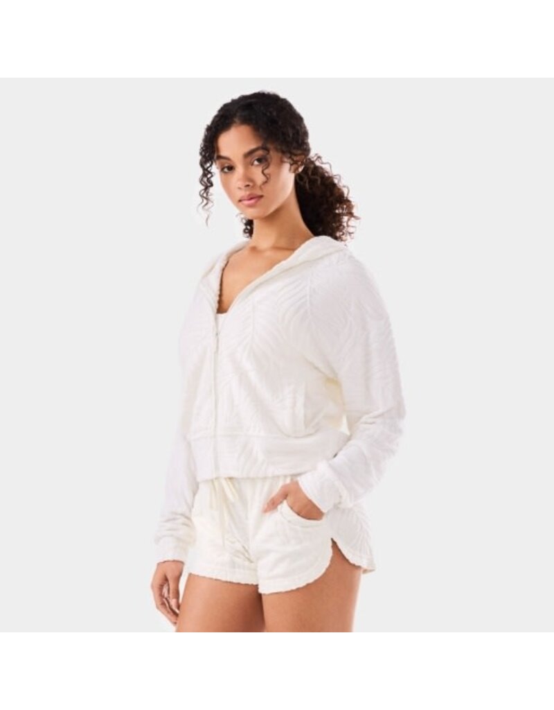Thirty Three Threads Tavi Palm Terry Zip Hoodie