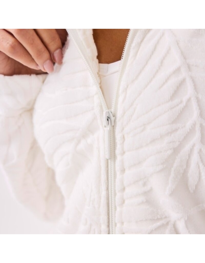 Thirty Three Threads Tavi Palm Terry Zip Hoodie