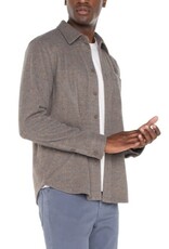 Liverpool Los Angeles Liverpool Men's Knit Long Sleeve Button Up Shirt