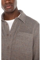 Liverpool Los Angeles Liverpool Men's Knit Long Sleeve Button Up Shirt