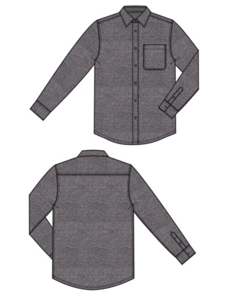 Liverpool Los Angeles Liverpool Men's Knit Long Sleeve Button Up Shirt