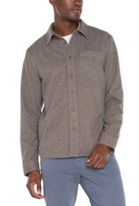 Liverpool Los Angeles Liverpool Men's Knit Long Sleeve Button Up Shirt