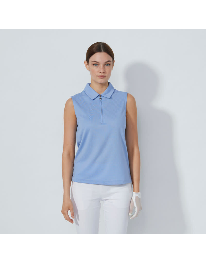 Daily Sports Daily Sports Peoria Sleeveless Polo Blue Heron