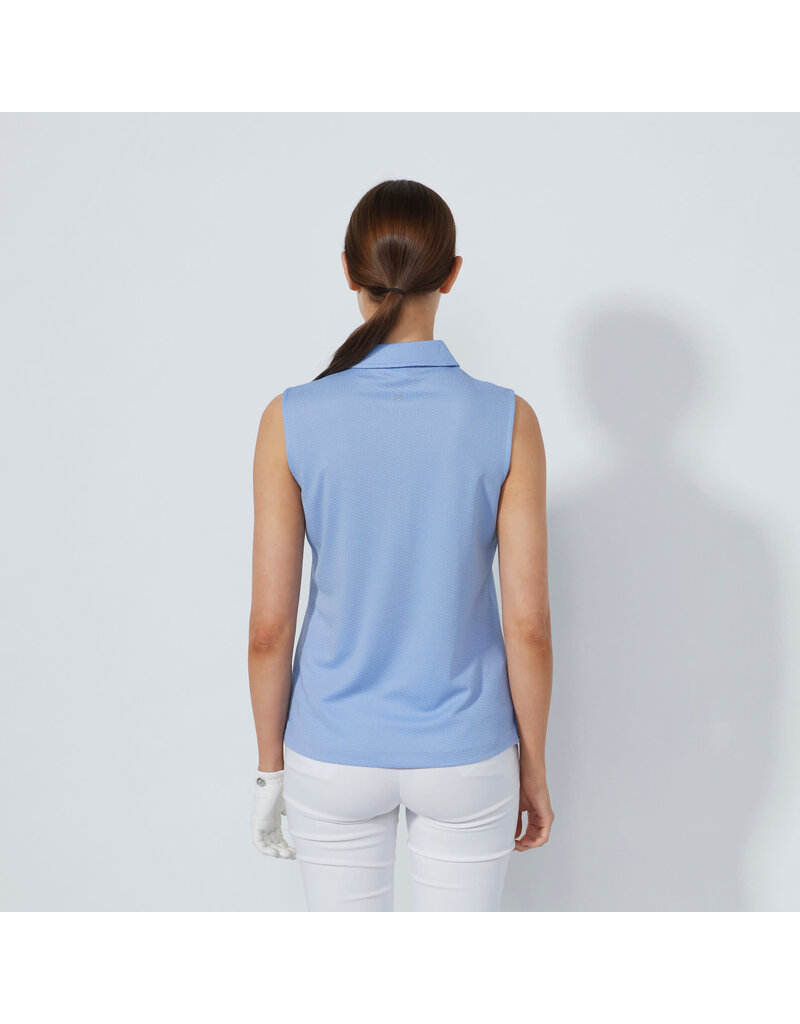 Daily Sports Daily Sports Peoria Sleeveless Polo Blue Heron