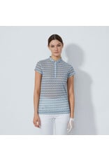 Daily Sports Daily Sports Breeze Mesh Cap Sleeve Polo Kaleidoscope