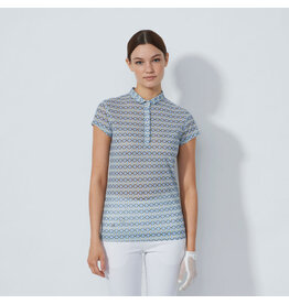 Daily Sports Daily Sports Breeze Mesh Cap Sleeve Polo Kaleidoscope