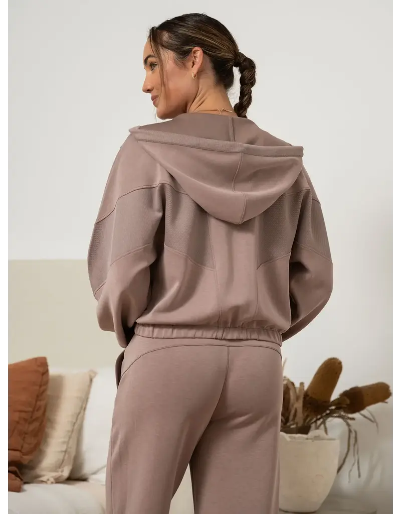 Thrive Societe Thrive Societe Ultraluxe Oversized Hoodie Vintage Taupe