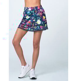 Lucky In Love Lucky in Love High Waist Love You Skort Midnight 15.5"