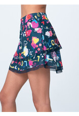 Lucky In Love Lucky in Love High Waist Love You Skort Midnight 15.5"