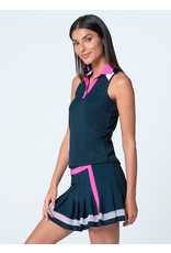 Lucky In Love Lucky in Love Action Sleeveless Polo Midnight