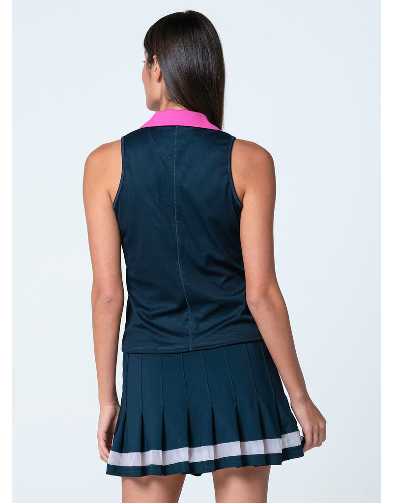 Lucky In Love Lucky in Love Action Sleeveless Polo Midnight