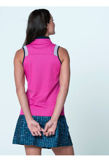 Lucky In Love Lucky in Love Color Block Zip Tank Mulb
