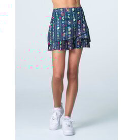 Lucky In Love Lucky in Love PS I Love You Pickleball Skirt 14.5" Midnight