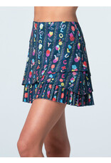Lucky In Love Lucky in Love PS I Love You Pickleball Skirt 14.5" Midnight