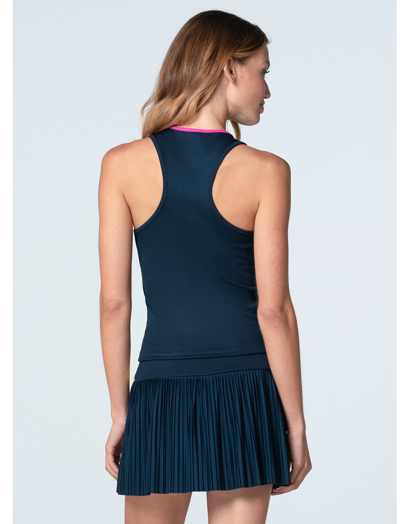 Lucky In Love Lucky in Love Racer Rib Tank Midnight