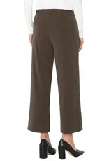 Liverpool Los Angeles Liverpool Pull On Tie Waist Wide Leg Pants Black Olive