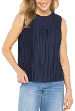 Liverpool Los Angeles Liverpool Sleeveless Crew Neck Knit top Dark Navy