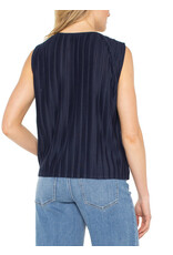 Liverpool Los Angeles Liverpool Sleeveless Crew Neck Knit top Dark Navy