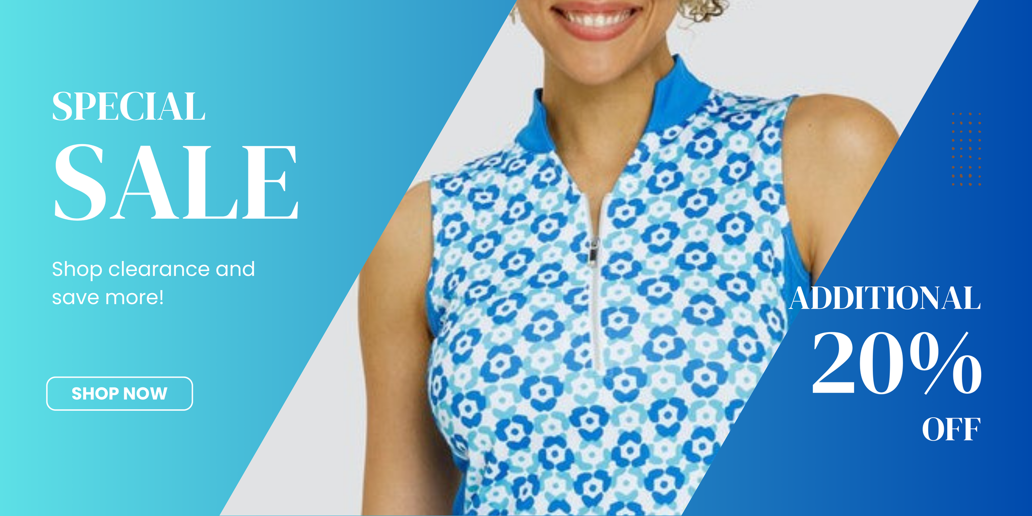 Additional 20% off clearance