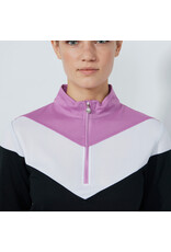 Daily Sports Daily Sports Block Long Sleeve Half Neck Top Black