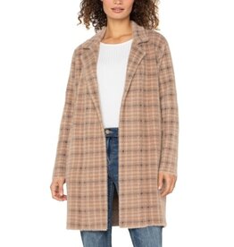 Liverpool Los Angeles Liverpool Long Sleeve Open Front Coatigan Sweater