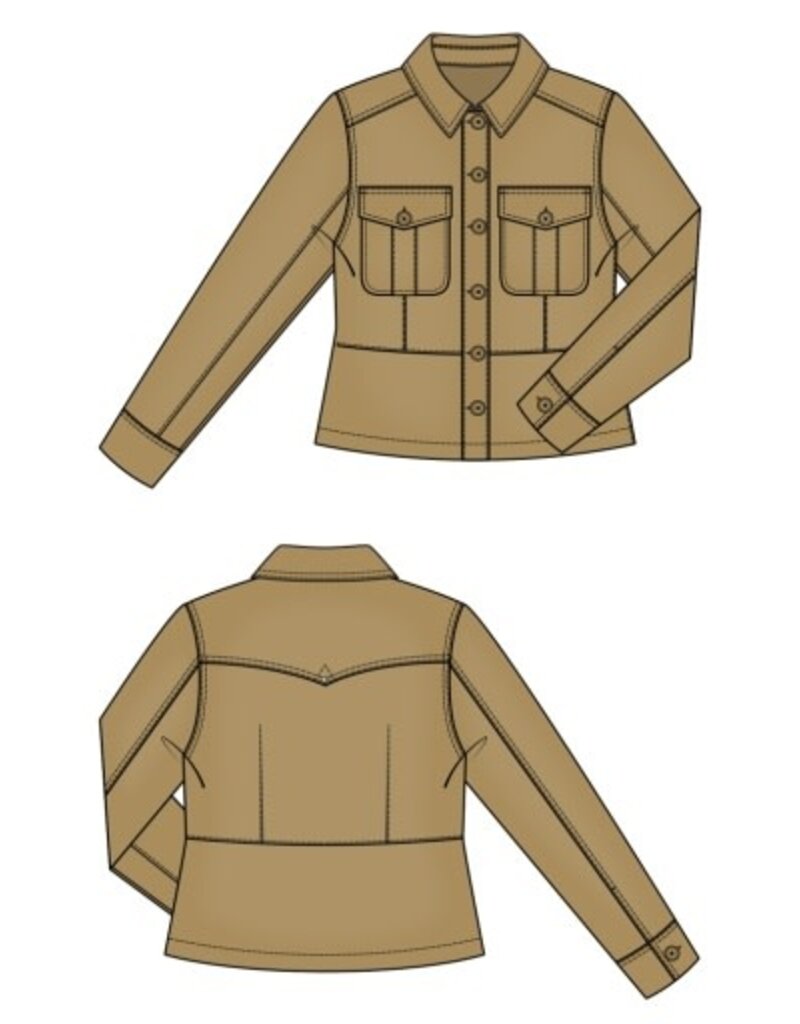 Liverpool Los Angeles Liverpool Peplum Hem Trucker Jacket