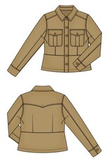 Liverpool Los Angeles Liverpool Peplum Hem Trucker Jacket