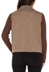 Liverpool Los Angeles Liverpool Shacket with Sweater Sleeves