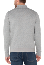 Liverpool Los Angeles Liverpool Mens Neck Snap Placket Pullover