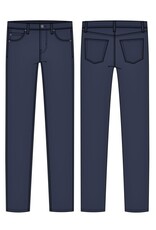 Liverpool Los Angeles Liverpool Kingston Modern Straight 32in ins Navy