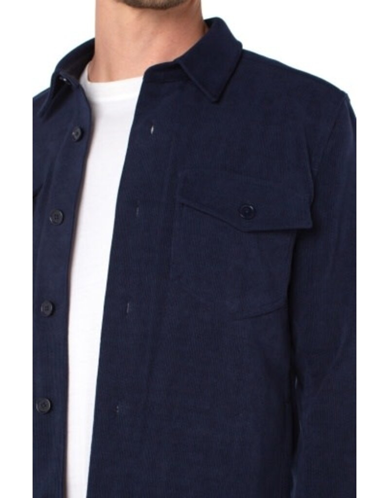 Liverpool Los Angeles Liverpool Long Sleeve Corduroy Overshirt