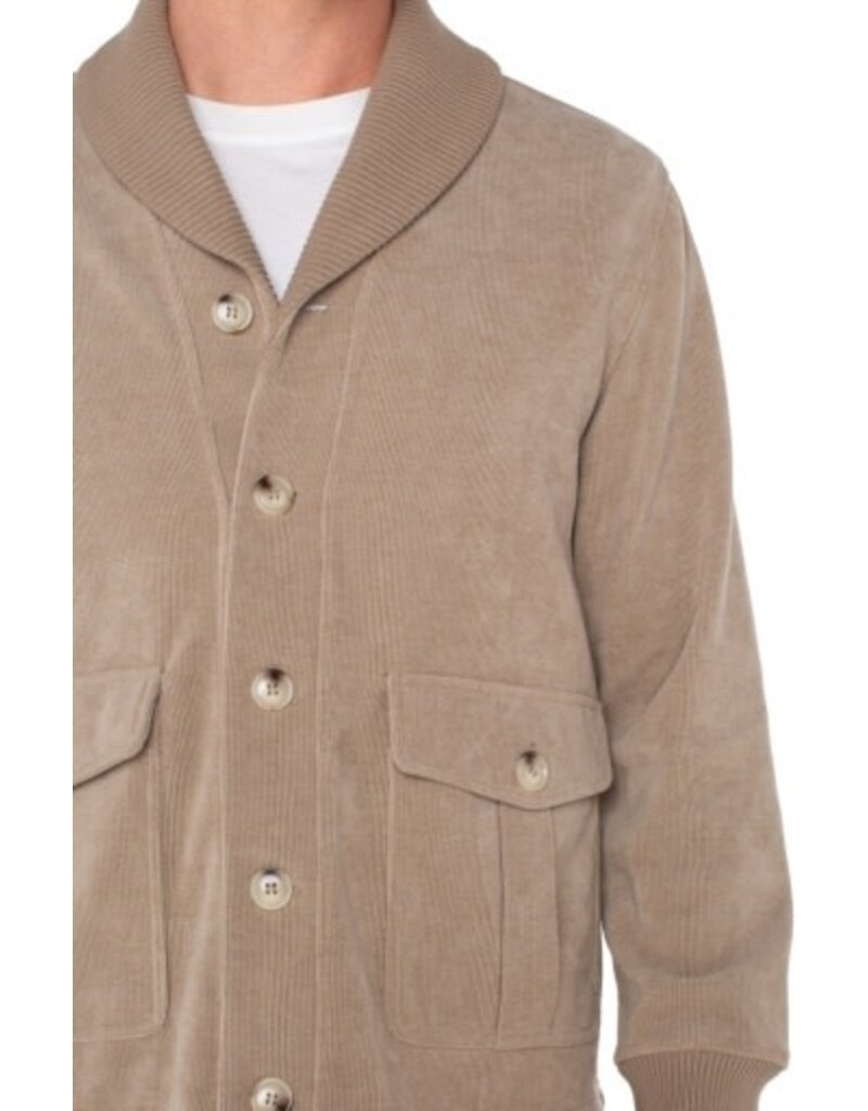 Liverpool Los Angeles Liverpool Mens Shawl Collar Cardigan