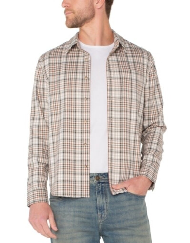 Liverpool Los Angeles Liverpool Mens Long Sleeve Button Up Shirt