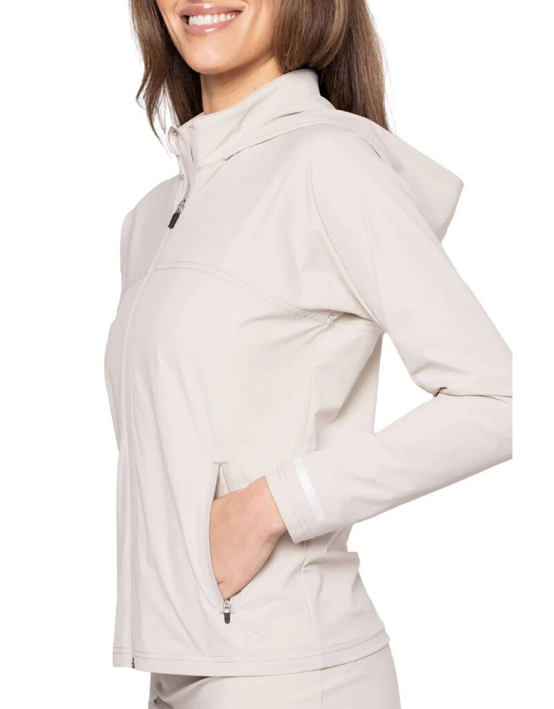 Golftini Golftini Be An Athlete Hooded Jacket Khaki